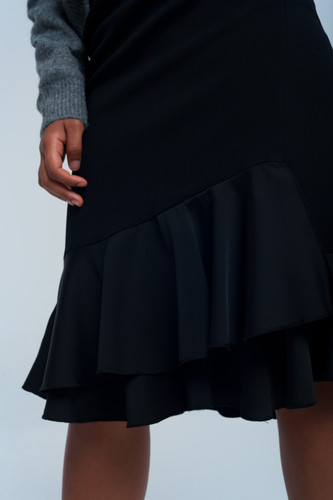 Black Midi Skirt