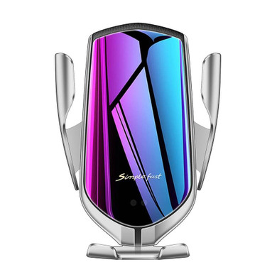 Simple Wireless Car Phone Holder Charger, Automatic Clamping Mount Charger