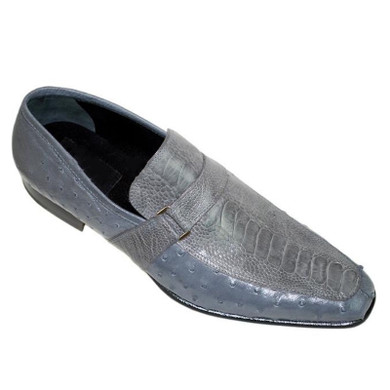 Men's Fashion Design Leather Stitching Buckle Decoration Loafers