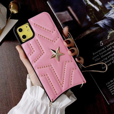 Selfie Stick Fashion  Rivet star pattern phone case