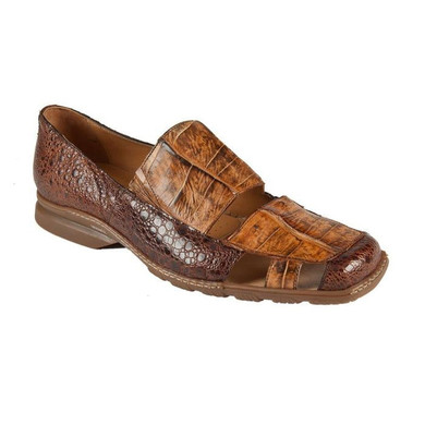 Men's Leather Stitching Design Sandals Summer Breathable Loafers