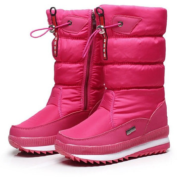 Women Snow Boots hard bottom