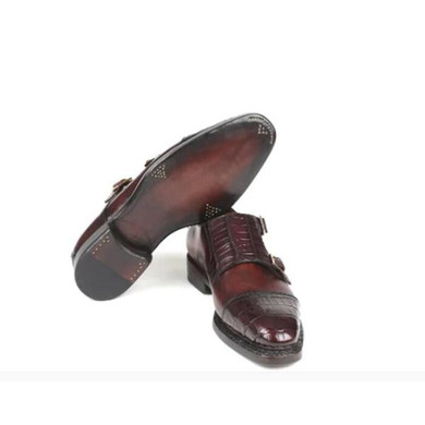 Fashion Men‘s Buckle Leather Dress Shoes