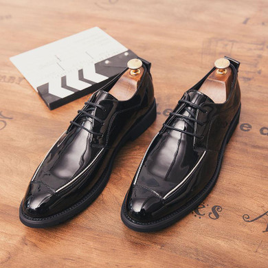 Stylish Luxury Men's Lace-Up Dress Shoes