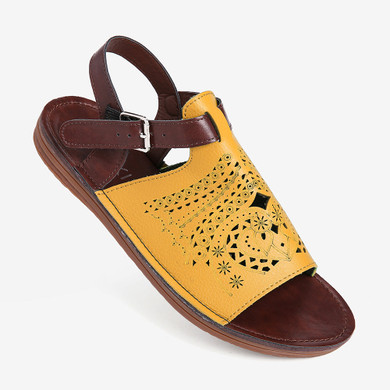 LOSTISY Women Hollow Out Non Slip Soft Summer Roman Sandals