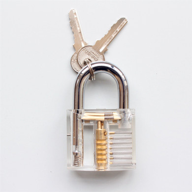 9piece Pick Lock Tool Locksmith Tool Door Lock Opener Lock Picks With Transparent Padlock