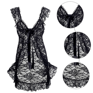 New Sexy Lingerie Robe Dress Women Erotic Costumes Lace Sleepwear Nightgown+  Sexy G String Sleepwear Nightgowns QQNY22 New Sexy Lingerie Robe Dress Women Erotic Costumes Lace Sleepwear Nightgown+  Sexy G String Sleepwear Nightgowns QQNY22