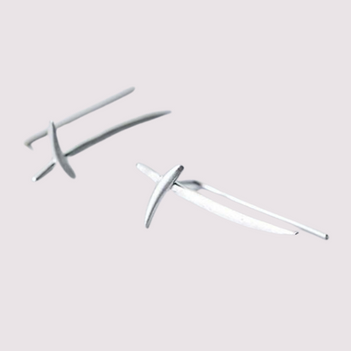 Gia Cross Ear Climbers