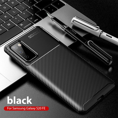 Carbon Fiber Soft Ultra-Thin Case For Samsung Galaxy S20 FE S21 S20 Plus