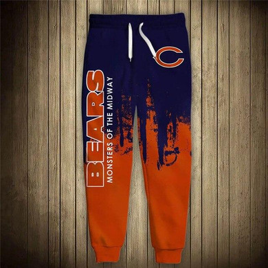 Chicago Bears Sweatpants Mens Printed 3D