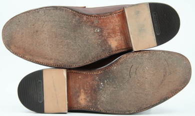 ALDEN 6754 Ravello Shell Cordovan Leather Men's Loafer Shoes - BROWN - Men's 13
