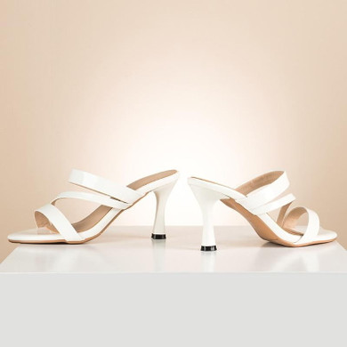 Patent Leather Stiletto High Heel Sandals