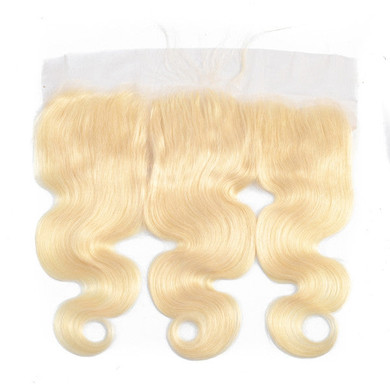 Peruvian Virgin Hair 613 Body Wave 3 Bundles With 13x4 Lace Frontal UP TO 30 INCHES