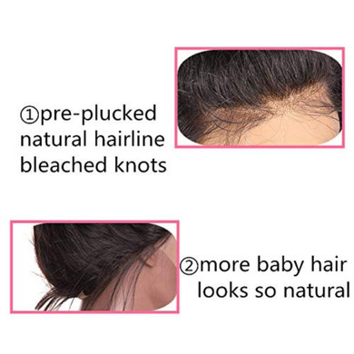 Glueless Full Lace and 360 Human Hair Wig Piano Keys Band Bob Straight | 100% Lace Front Wigs