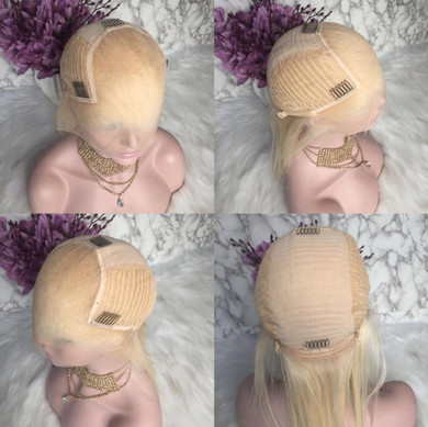Blonde Straight #613 Transparent Lace Frontal Human Hair Wig | 100% Lace Front Wigs