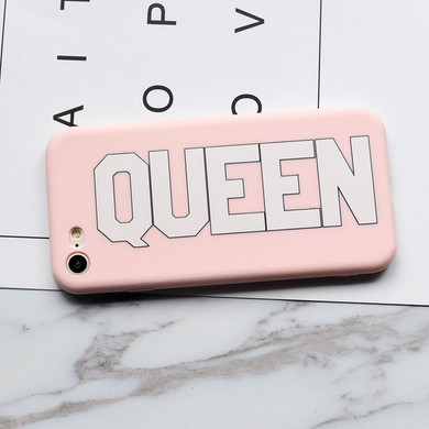 King and Queen Matching Couple iPhone Cases