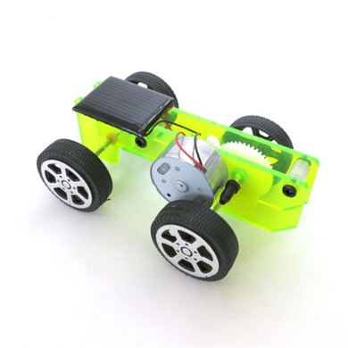 DIY Solar Power Car Physics Experiment Science and Technology Model Car Toy