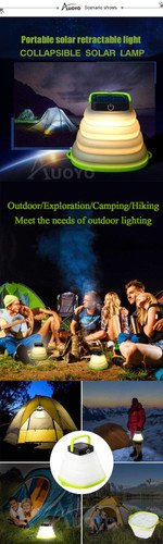 Solar Lights Outdoor Lighting LED Camping Lantern Lights Rechargeable