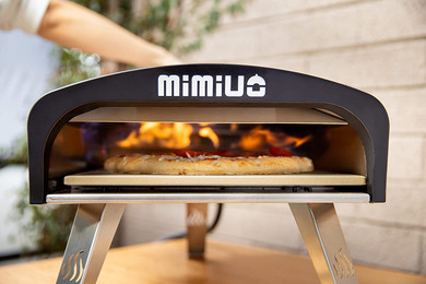 Mimiuo Portable Gas Pizza Oven with 13" Round Pizza Stone