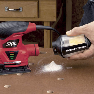 2.0 Amp 1/4 Sheet Palm Sander with Pressure Control, Corded Electric , 120 Volts