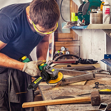 Brushless Cordless Angle Grinder 20V MAX,with 4.0Ah Lithium-ion Battery,3-Position Auxiliary Handle, Fast charger.