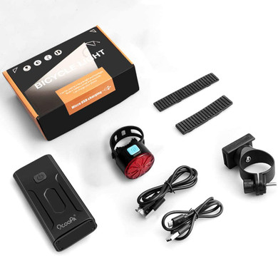 Super Bright 5 Modes LED Bike Lights | Front & Back Set