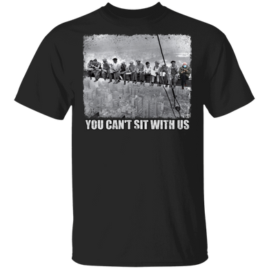 Bernie Mittens Mittens Shirt Lunch Atop A Skyscraper You Can Sit With Us Bernie Tee Shirt