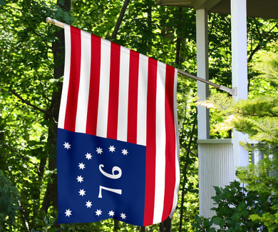 Bennington 76 American Flag Meaning Revolution Flag Banner Outdoor Indoor Hanging