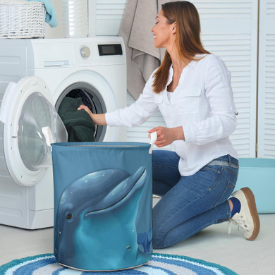 Dolphin Laundry Basket Hamper Homegoods Home Gift For Family