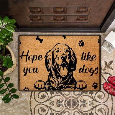 No Need To Knock Doormat Retriever Doormat Altered Us To Your Presence Cute Hilarious Door Mat