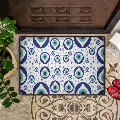 Evil Eye Doormat Entry Door Rug Sublimation Door Mat Indoor Floor Mat