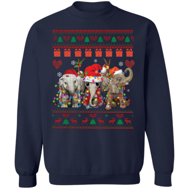 Elephant Christmas Sweatshirt Cute Christmas Sweatshirt For Men Women Best Xmas Gift 2020