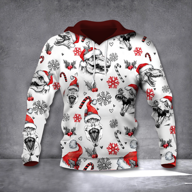 T-Rex Merry Christmas Hoodie Cute Santa Hat Christmas Hoodie Mens Xmas Gift For Gift Ideas T-Rex Merry Christmas Hoodie Cute Santa Hat Christmas Hoodie Mens Xmas Gift For Gift Ideas