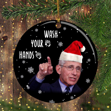 Dr. Fauci Christmas Ornament Wash Your Hands Fauci Ornament Funny Christmas Ornament 2020 Dr. Fauci Christmas Ornament Wash Your Hands Fauci Ornament Funny Christmas Ornament 2020