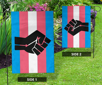 Transgender Flag Trans Pride Flag Transgender Day Of Remembrance 2020 Power Fist LGBT