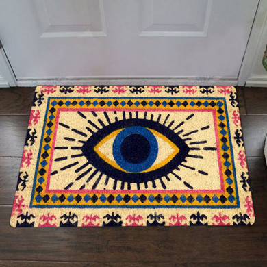 Evil Eye Doormat Door Mat Outdoor Front Door Rug Practical Housewarming Gift Idea