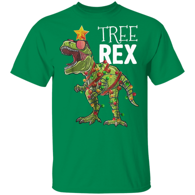 T-Rex Christmas Tree Shirt Cool Dinosaur Ugly Christmas Design Gift For Dinosaur Lover