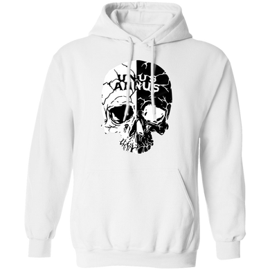 Unus Annus Hoodie Cool Gift For Men Skull Black And White Unus Annus Merch