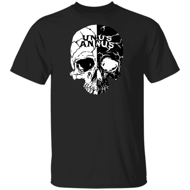 Unus Annus Shirt Cool Gift For Men Skull Black And White  Unus Annus Merch