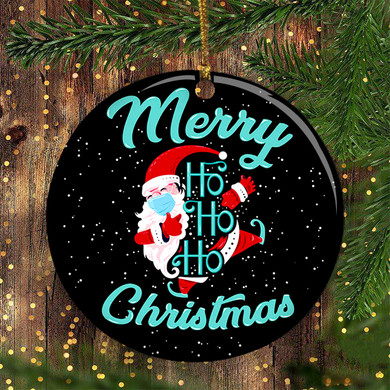 Santa Wear A Mask Ornament Merry Christmas Funny Christmas Ornament Tree Decorations Idea 2020 Santa Wear A Mask Ornament Merry Christmas Funny Christmas Ornament Tree Decorations Idea 2020