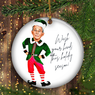 Dr Fauci Wash Your Hand This Holiday Season Ornament Funny 2020 Quarantine Christmas Ornament Dr Fauci Wash Your Hand This Holiday Season Ornament Funny 2020 Quarantine Christmas Ornament
