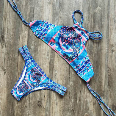 Elephant Sanctuary Two Pieces Swimsuits