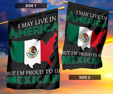 I May Live In America But I'm Proud To Be Mexican Flag Mexican Eagle Coat Of Arms For Decor
