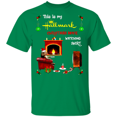 French Bulldog This Is My Hallmark Christmas Movie Watching Shirt Adult Christmas Shirt Gift