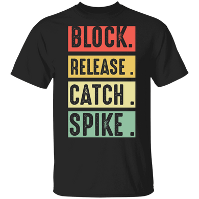 Block Release Catch Spike T-shirt National Tight End Day Classic Shirt NFL Unisex Outfits