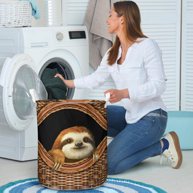 Cute Baby Sloth Laundry Basket Christmas Present Family Gift For Mom Idea