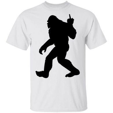 Sassquatch T-Shirt Funny Bigfoot Middle Finger Shirt Sasquatch Gift Vintage Tees For Men Women