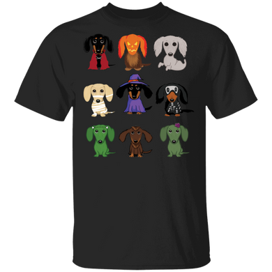 Dachshunds Halloween Shirt Cute Dachshunds Makeup Halloween Costumes Gifts For Dachshund Lovers