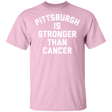 Pittsburgh Is Stronger Than Cancer Black Shirt Breast Cancer Awareness Month T-Shirt