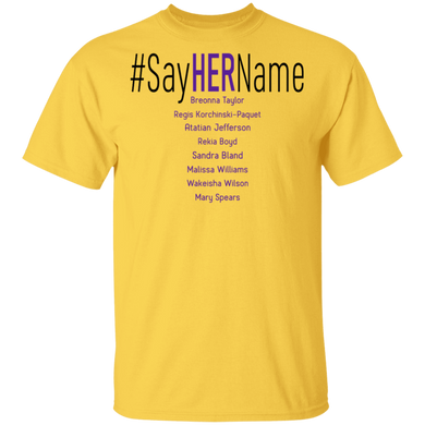 Say Her Name Breonna Taylor T-Shirt Justice For Black Women BLM Shirts No Racist Shirt Protest